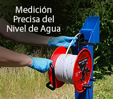 medición precisa del nivel de agua