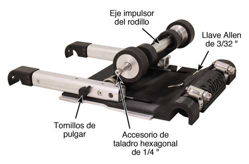 power winder solinst modelo 101 116159 mostrada mirando hacia la izquierda