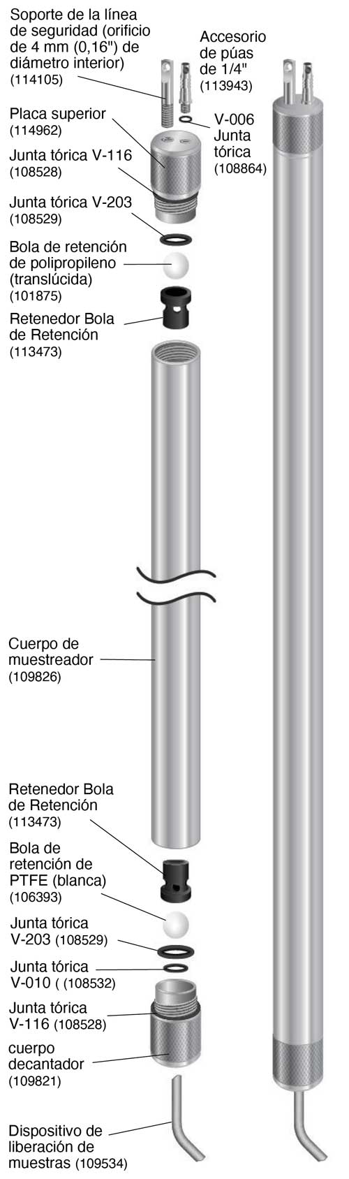 solinst muestreo a intervalos discretos muestreadores a intervalos discretos muestreadores de agua subterránea recolección de muestras de distintos niveles o puntos de entrada muestreo de lnapl muestreo de dnapl image