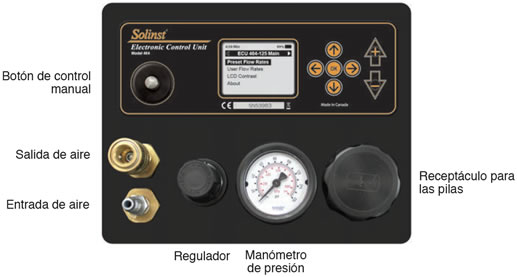 solinst unidad de control de la bomba electrónica 464 ciclos manuales de impulsión venteo operación manual de la unidad de control operación manual de la unidad de control de la bomba operación manual de la unidad de control 464 image