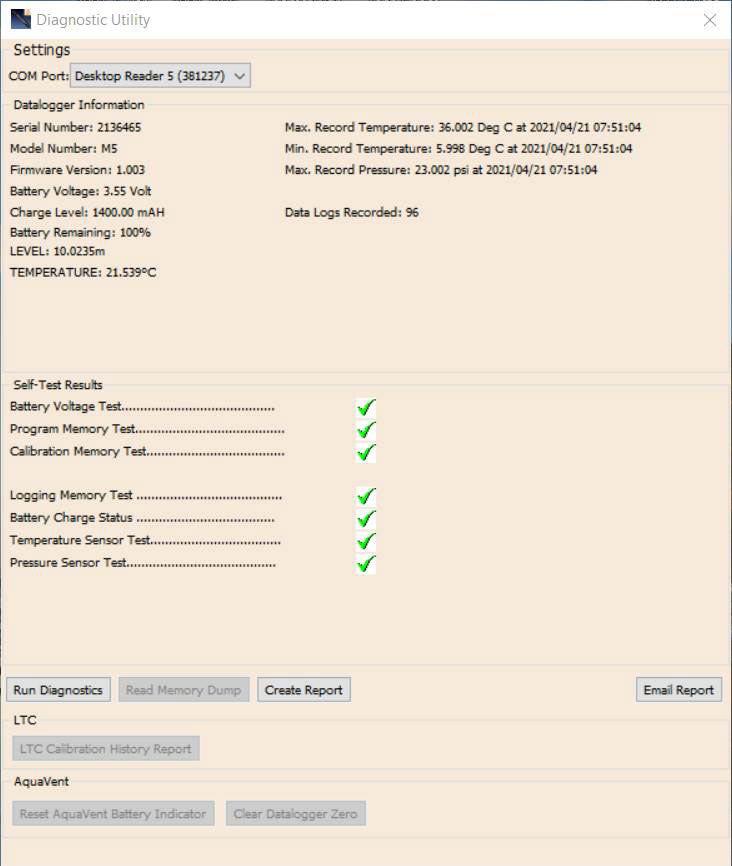 diagnostics utility