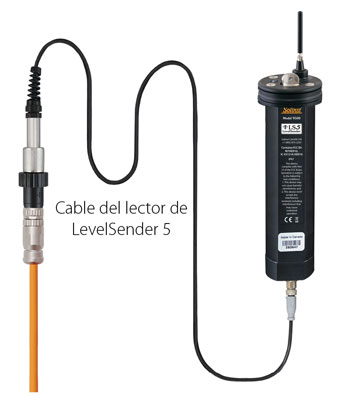 solinst levelsender 5 conectado al registrador de datos de nivel de agua ventilado levelvent 5