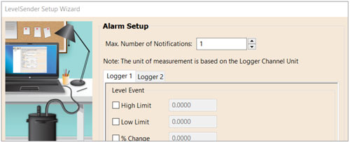 configuración de solinst levelsender 5