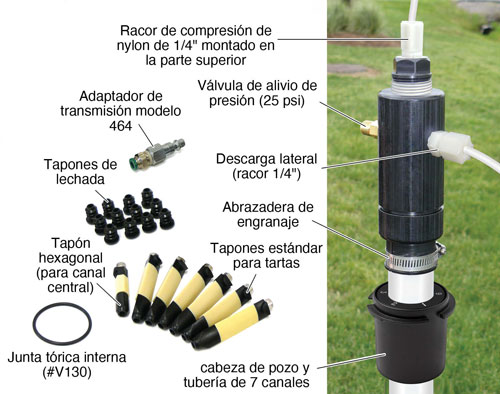 adaptador de lechada de purga 403 cmt