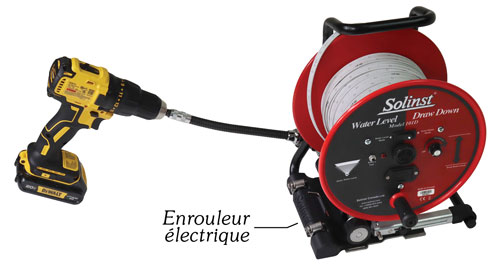 l'enrouleur électrique solinst modèle 101