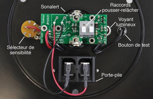 dos du compteur de niveau d’eau solinst mk2 102 avec une nouvelle lampe