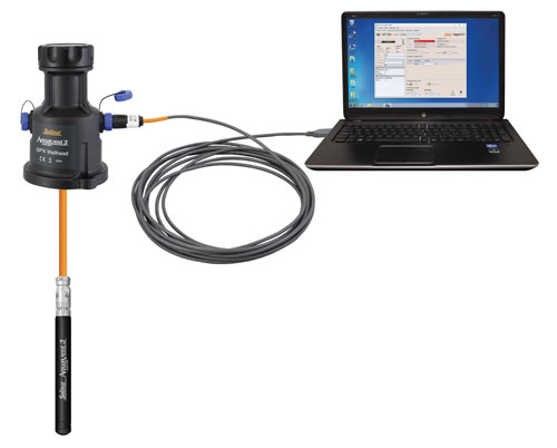 figure 2-3 aquavent 5 communication avec le logiciel levelogger