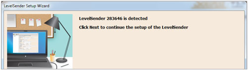 assistant de configuration du logiciel solinst levelsender 5