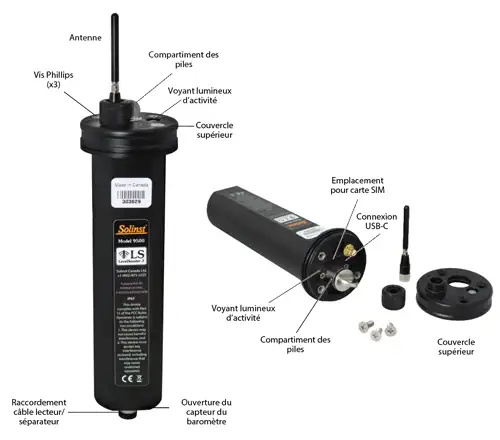 Système de Télémétrie Solinst LevelSender 5 pour Leveloggers Matériel de station distante système de télémétrie solinst levelsender 5 pour leveloggers matériel de station distante