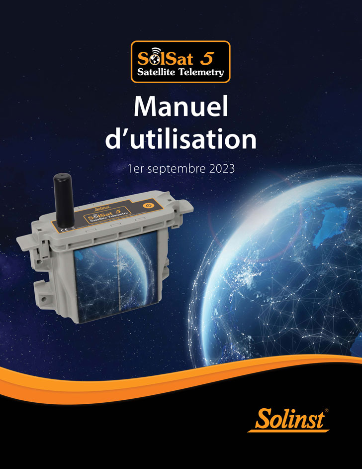 guide de l'utilisateur du système de télémétrie par satellite solinst solsat 5