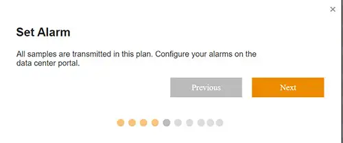 figure 4-8 configuration de l'alarme solsat 5 - plan 3