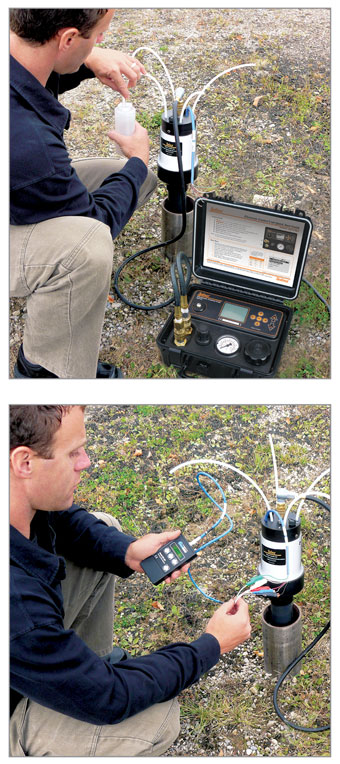 systèmes solinst waterloo surveillance multiniveau des eaux souterraines pompes d'échantillonnage dédiées pompes d'échantillonnage transducteurs de pression d'échantillonnage dédiés transducteurs de pression dédiés transducteurs dédiés image