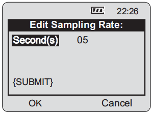 solinst leveloader 8.4.3 edit sampling rate and sampling type edit levelogger sampling rate edit levelogger sampling type image