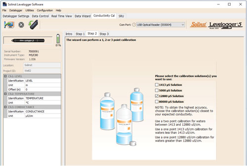 figure 6-4 ltc levelogger calibration wizard step 2