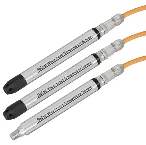 solinst water level temperature sensore also known as a submersible level transmitter available in sdi 12 and modbus protocols for both absolute and vented sensors