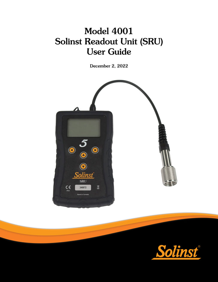 solinst readout unit user guide