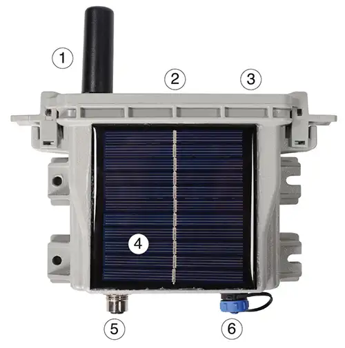 solinst solsat 5 satellite telemetry system front view