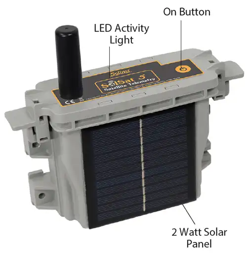 solinst solsat 5 satellite telemetry system facing right