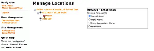 figure 5-13 alarm details