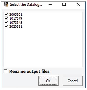 solinst sts  telemetry system select levelogger window