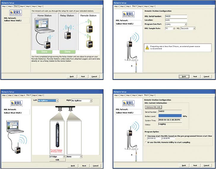 solinst rrl user guide 4 2 programming rrl networks step 6 confirm station settings confirm rrl station settings confirm remote radio link station settings image