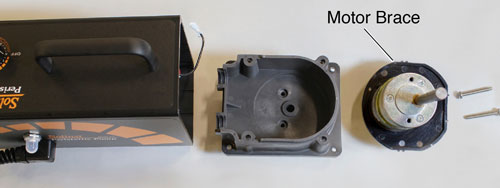 solinst peristaltic pump motor brace