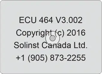 Start-up Screen After Replacing Batteries on Solinst Electronic Pump Control Unit start-up screen after replacing batteries on solinst electronic pump control unit