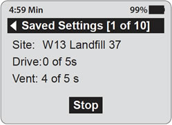 solinst electronic pump control unit running mode