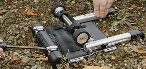 adjusting the power winder before installing on a reel