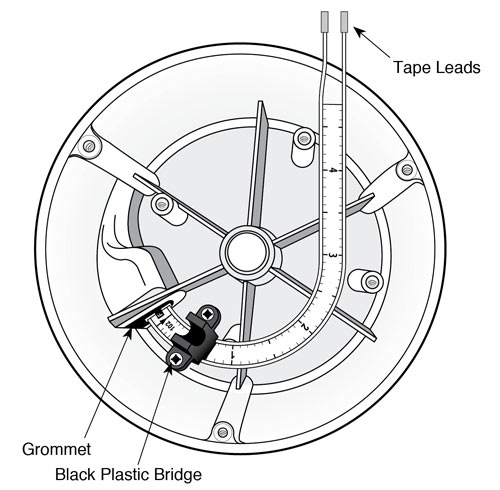 solinst water level meter inside view of mk3 101 p7 reel hub