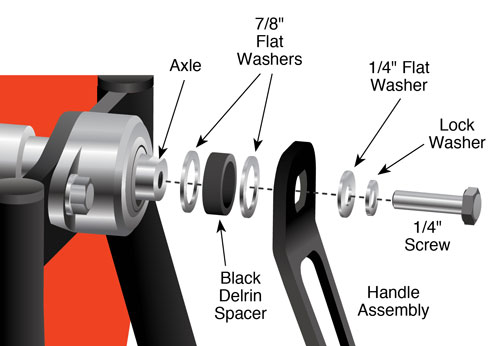 solinst water level meter reel 3300 handle replacement illustration