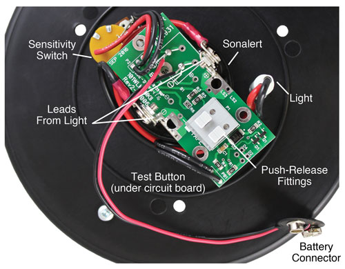 solinst 102m mini water level meter mk2 back of faceplate