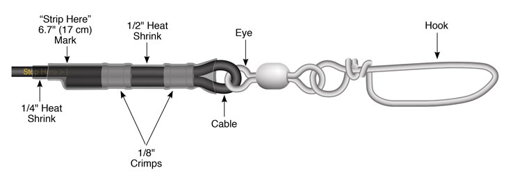 solinst model 103 tag line hook assembly drawing