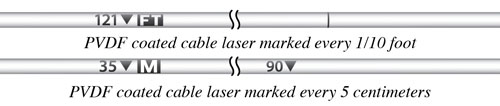 solinst laser marked pvdf cable