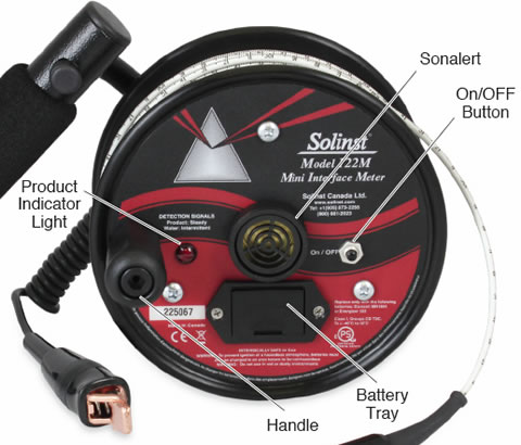 solinst 122m p8 mini interface meter component locations diagram